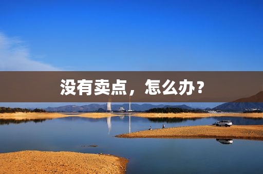 没有卖点,怎么办? 没有卖点,怎么办?